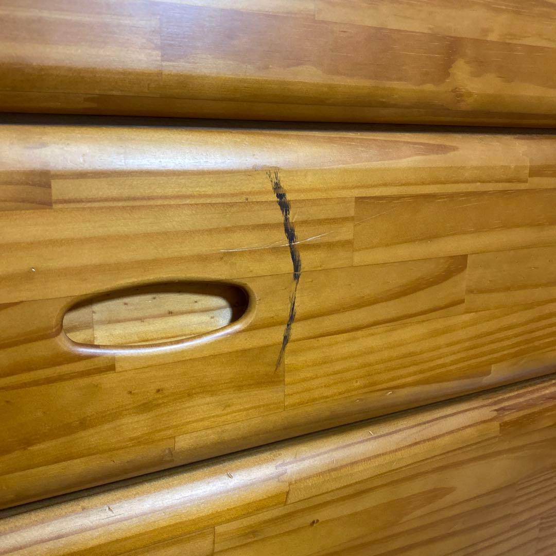 【たんす】カントリー調 木製 チェスト　日本製　引き出し　箪笥