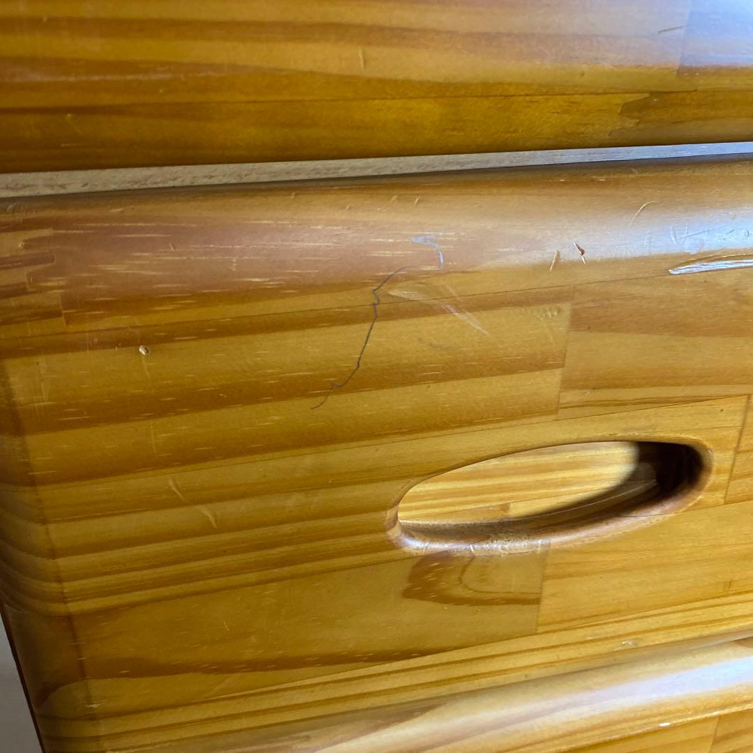 【たんす】カントリー調 木製 チェスト　日本製　引き出し　箪笥