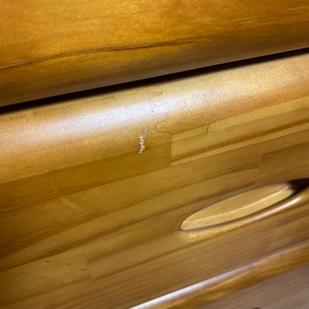 【たんす】カントリー調 木製 チェスト　日本製　引き出し　箪笥