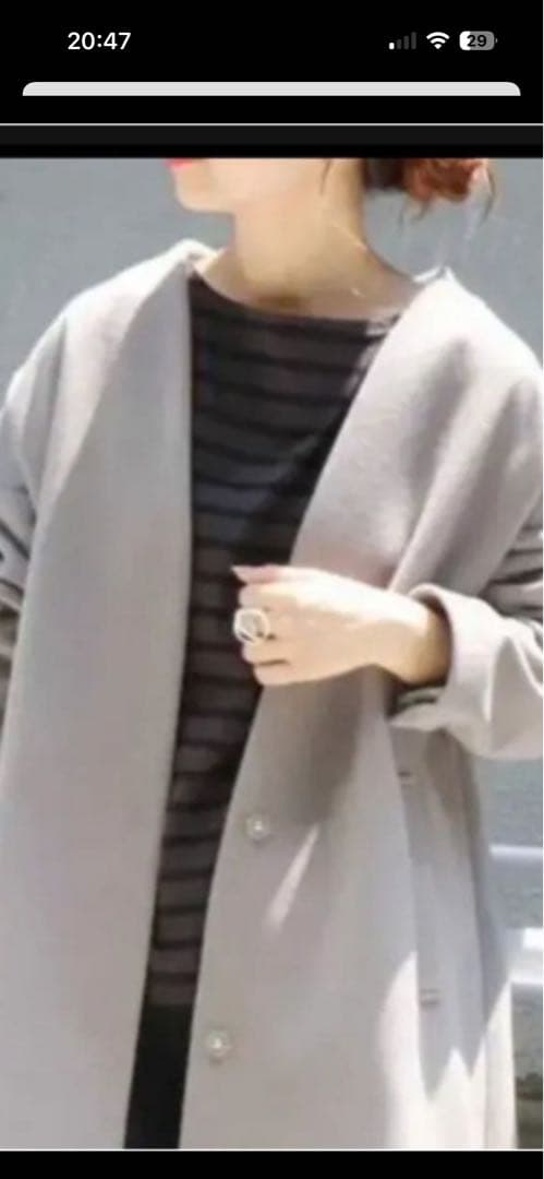 911ターボ　ジャーナルスタンダード　スーパー140ビーバーVネックコート