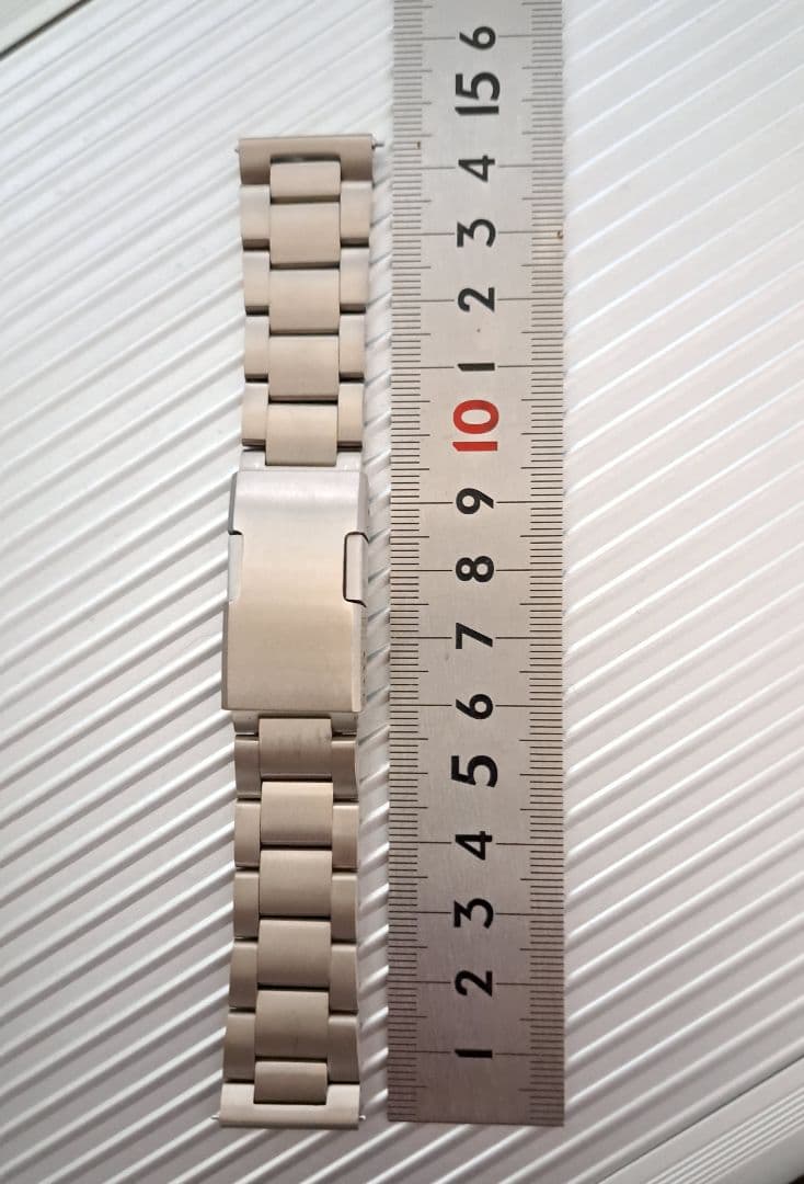 取り付け幅20㎜　タイコノート　MiLTAT　チタン3連ブレス