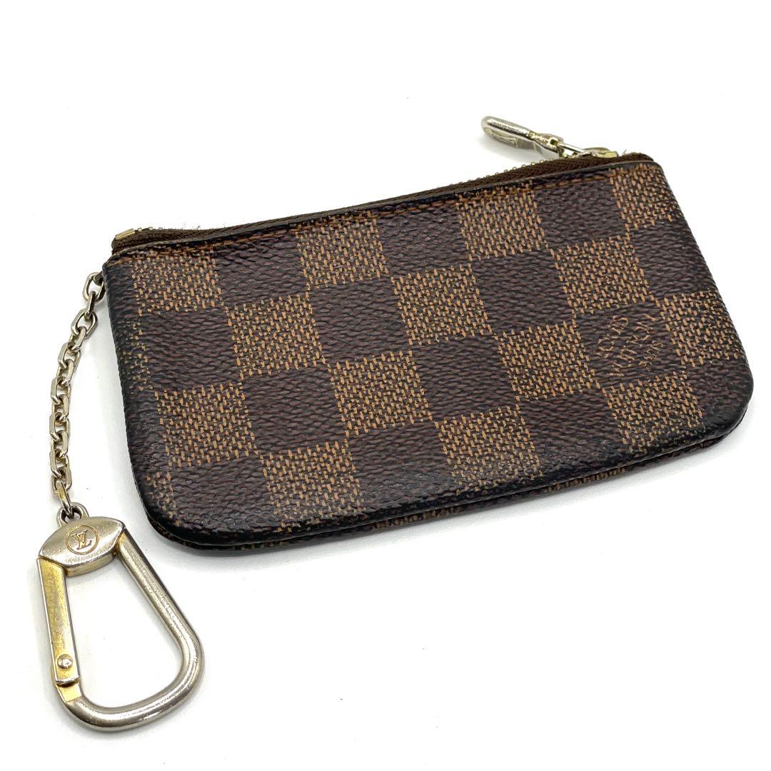 LOUIS VUITTON ダミエ ポシェット クレ キーリング付 パース