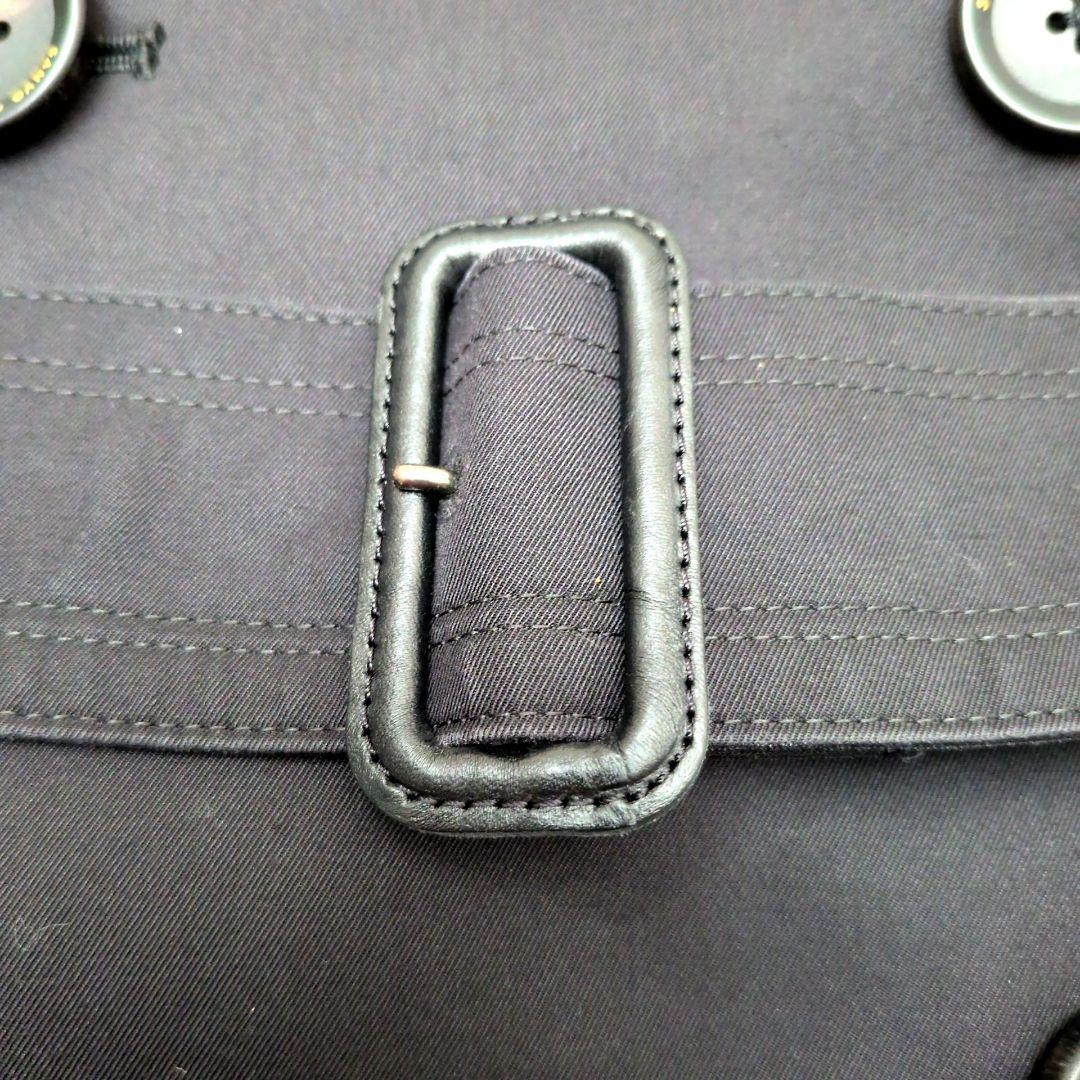 【美品 ライナー付き】サンヨー　100年コート　トレンチコート　水牛ボタン　黒