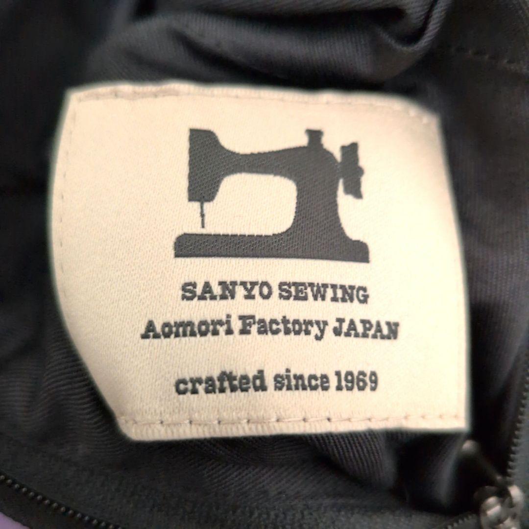 【美品 ライナー付き】サンヨー　100年コート　トレンチコート　水牛ボタン　黒