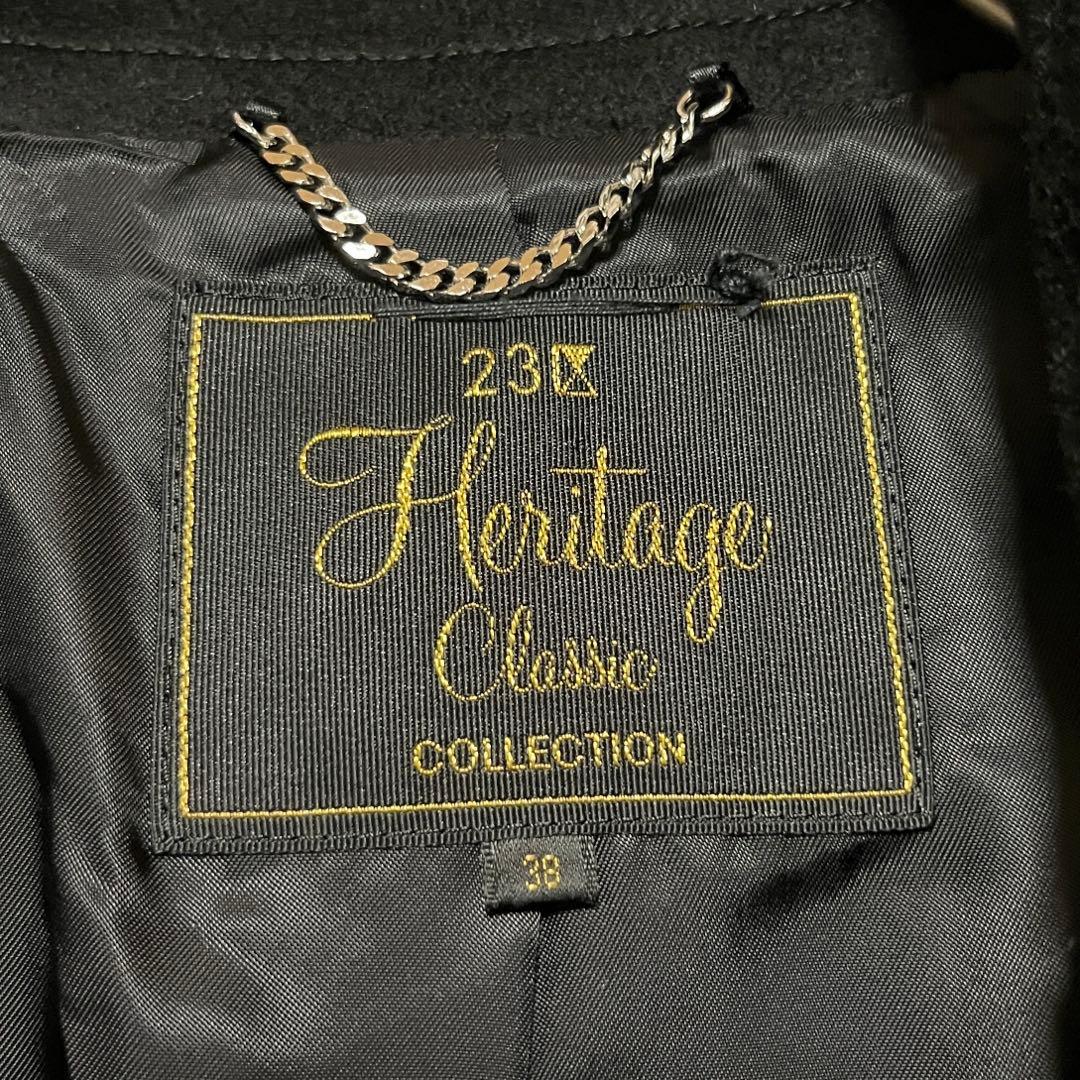 【美品】23区 ロロ・ピアーナHeritage Classic コート 38 紺
