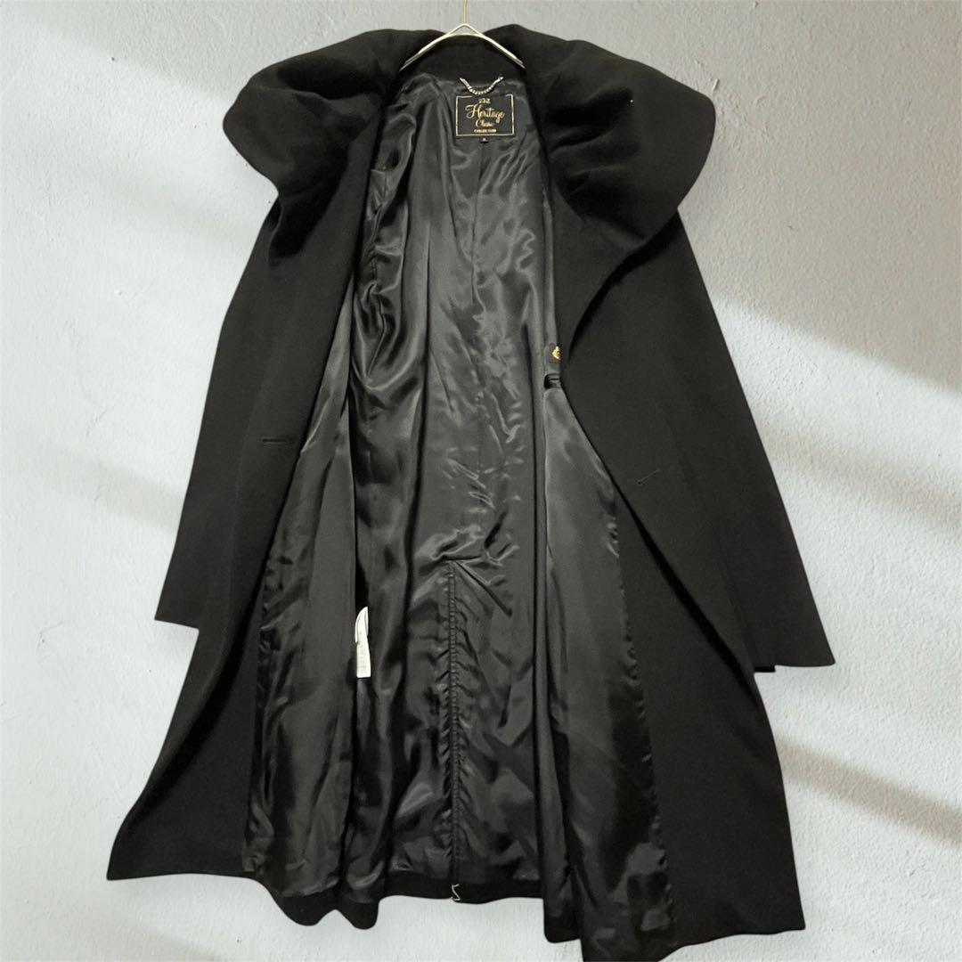 【美品】23区 ロロ・ピアーナHeritage Classic コート 38 紺