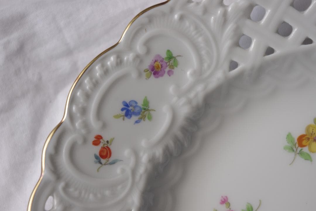 マイセンの皿2枚セット