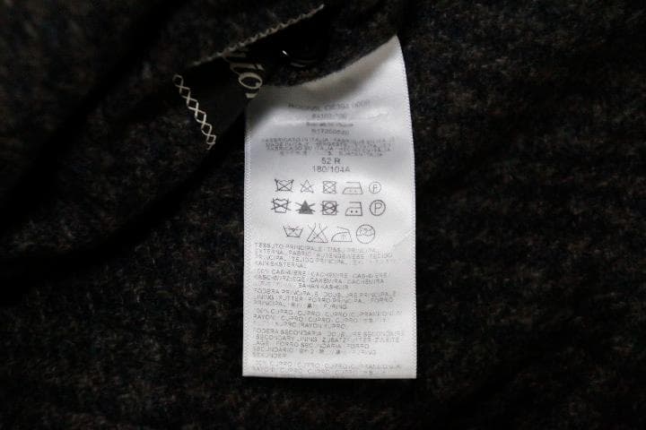 3日緊急セール！128万 ブリオーニ【ピュアカシミア】千鳥 チェスターコート◆