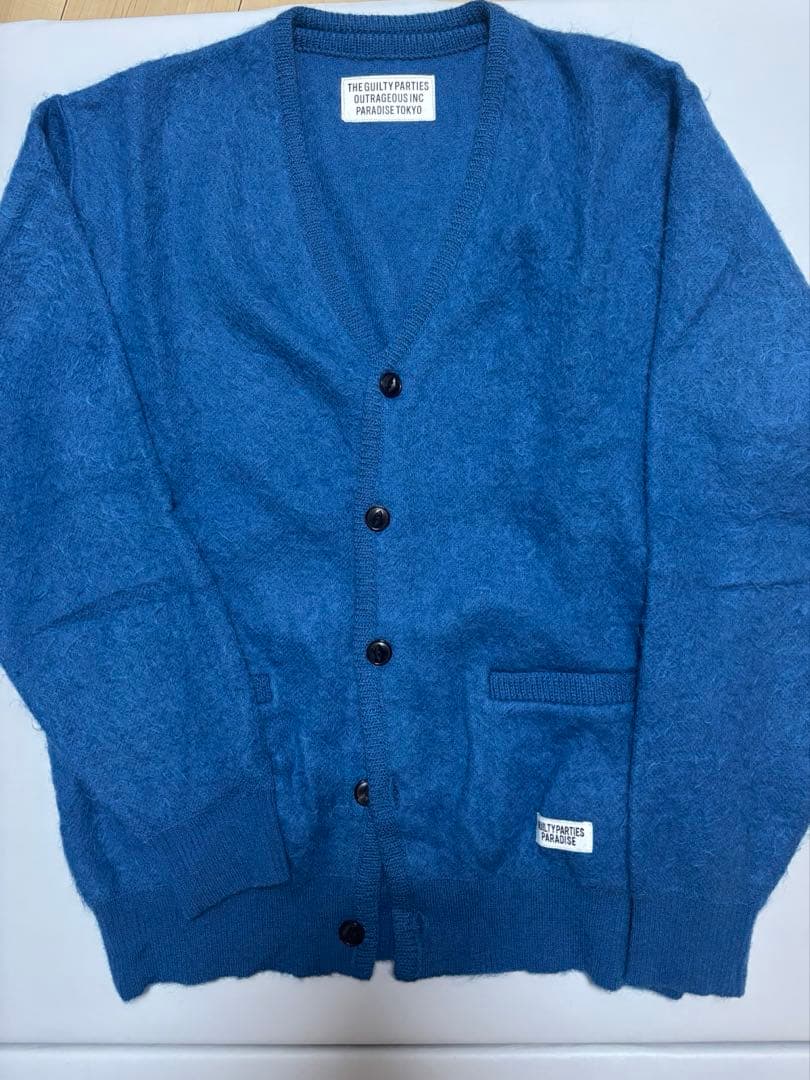 早いもの勝ち　ワコマリア　モヘアカーディガン