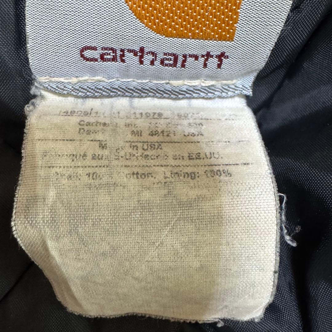 Carhartt USA製　トラディショナルジャケット　ブラック　フェード　ヒゲ