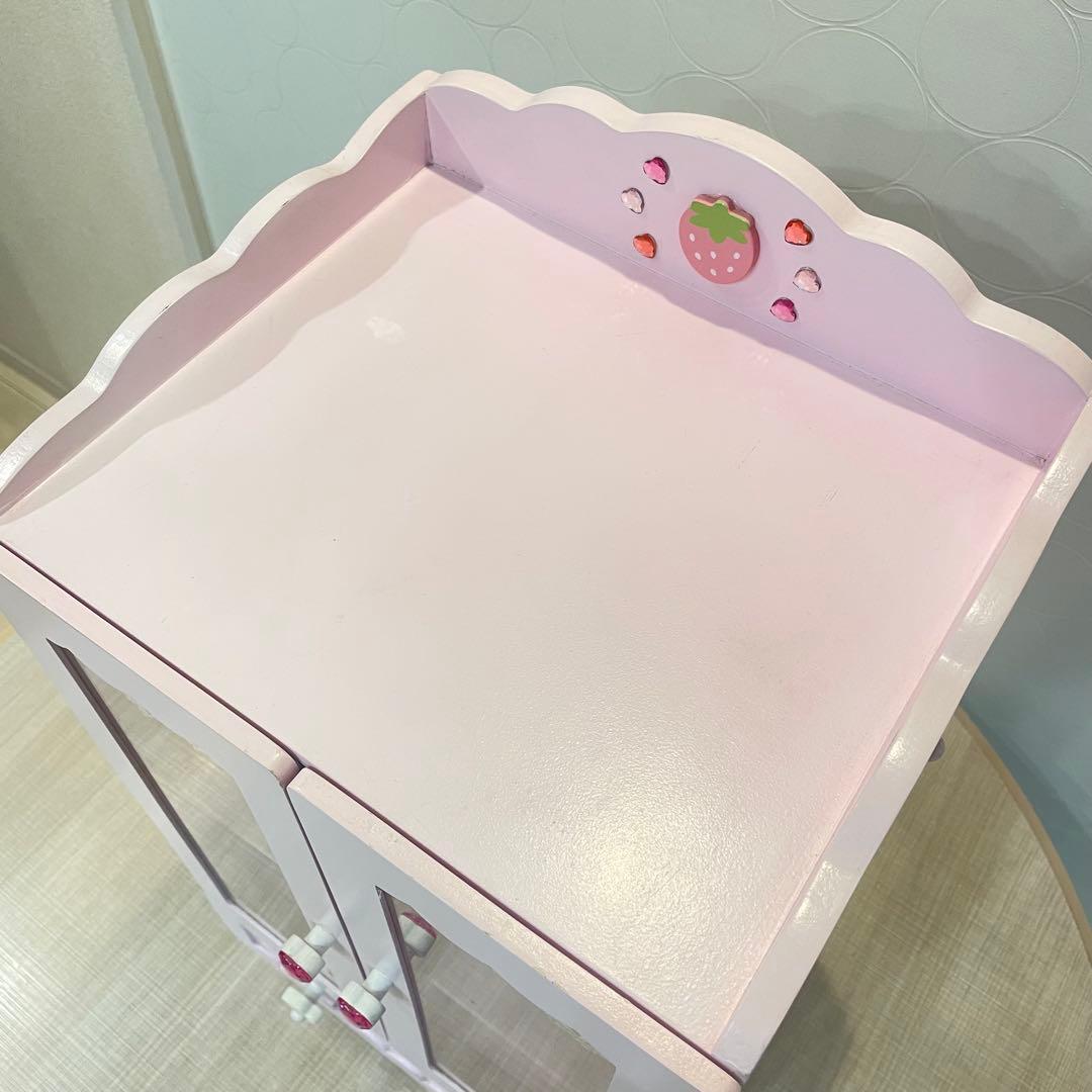 【レア 廃盤品】マザーガーデン いちご キャビネット ピンク デザートケース