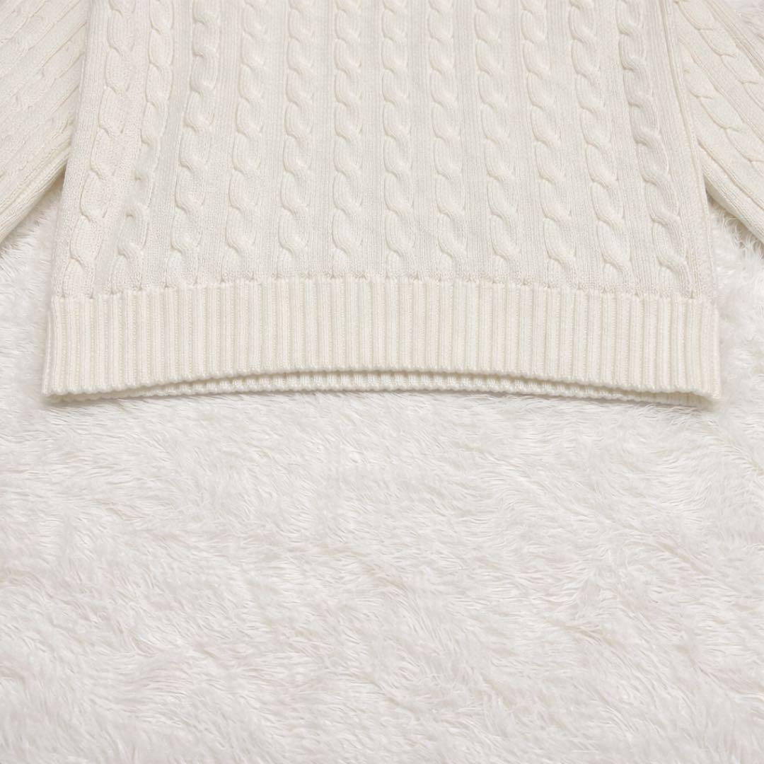 【極美品】POLO RALPH LAURENケーブルセーター★大人気カラー★QR