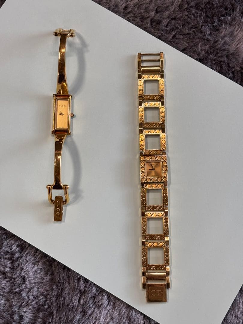 Gucci &Christan Dior 時計２コ　セット