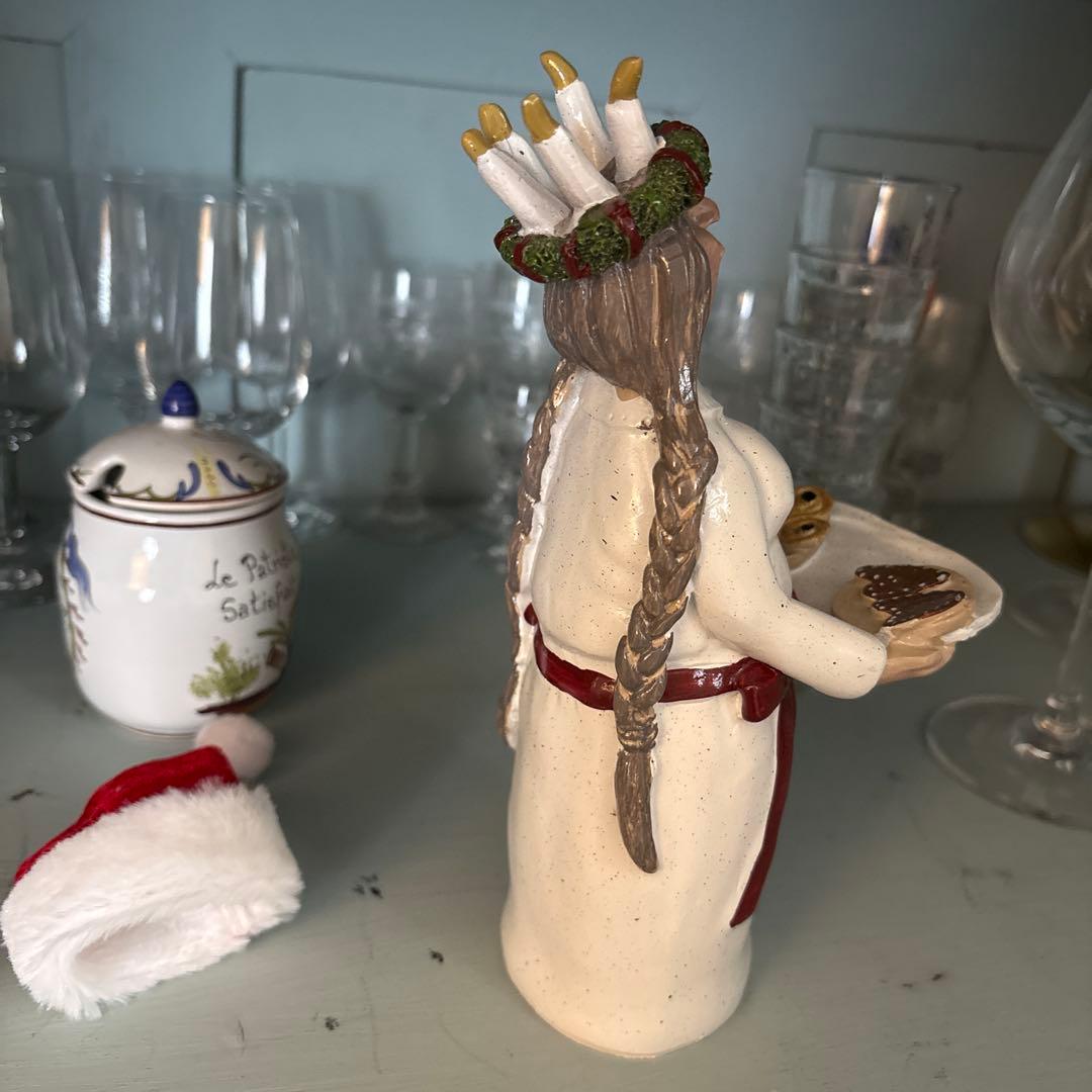 スウェーデン　 クリスマス　 陶製キャラクター置物セット4セット