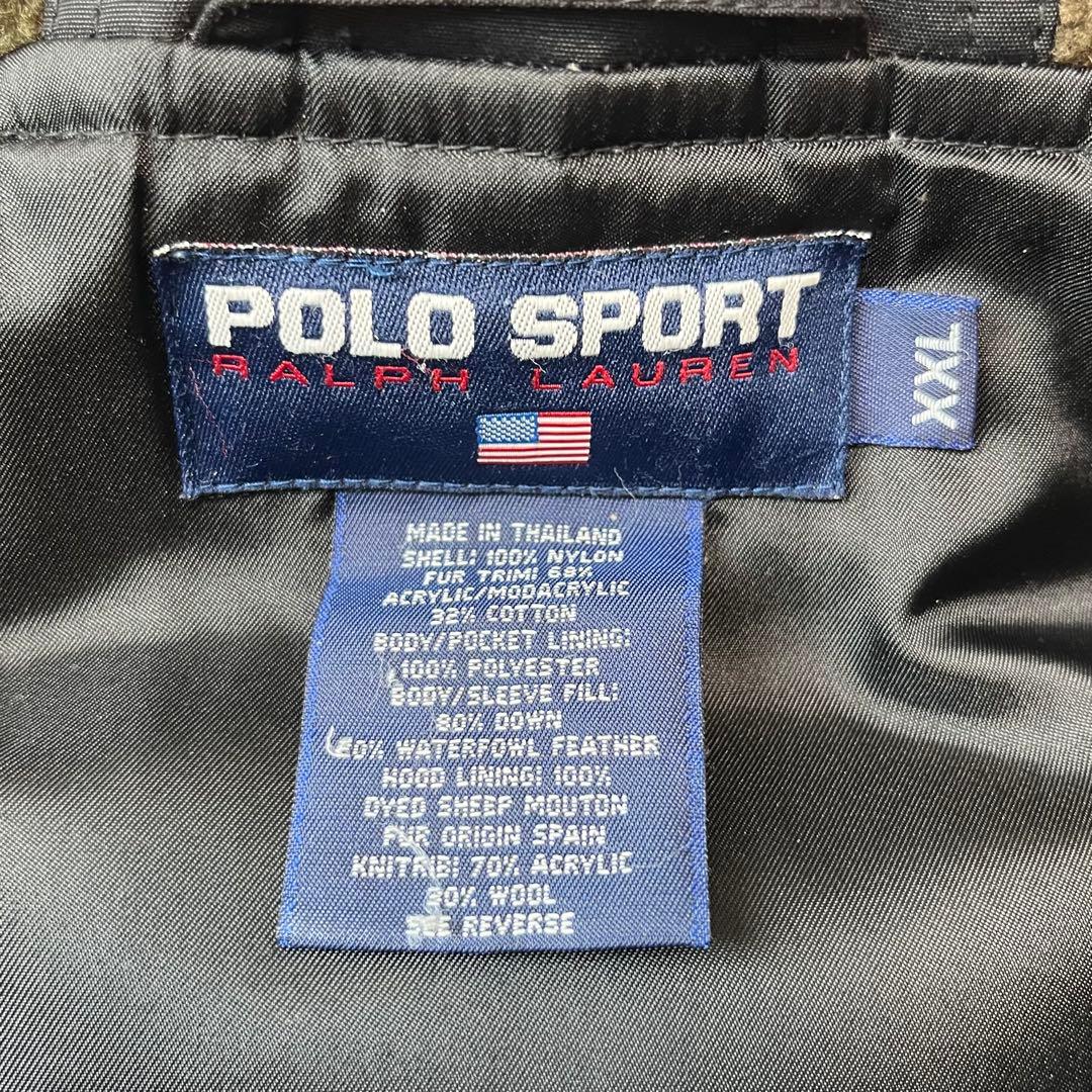 POLO SPORT N-2B フライトジャケット ブラック XXL