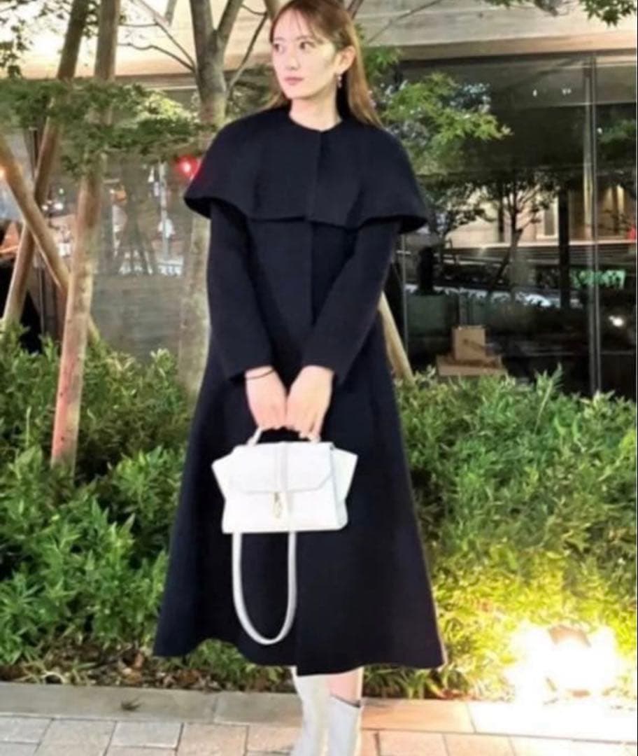 CELFORD セルフォード ケープ付きドレスコート