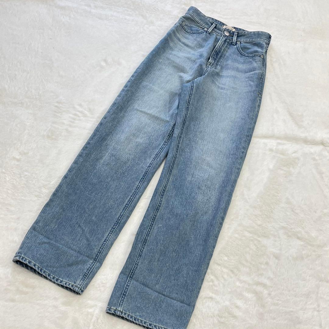 【美品】ヤヌーク ボーイズストレートLea 57111231 サイズ23