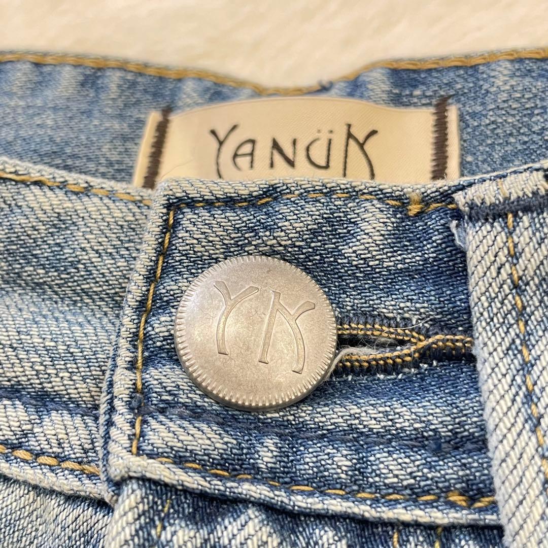【美品】ヤヌーク ボーイズストレートLea 57111231 サイズ23
