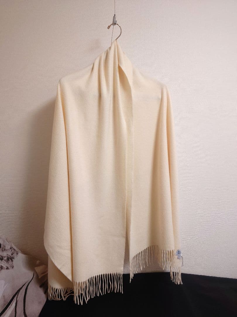 ジョンストンズ　JOHNSTONS　ストール　大判マフラー　カシミヤ