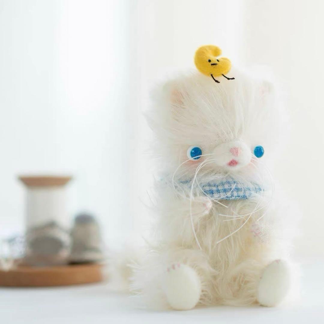 仲良しの双子仔猫 ミルクちゃん アーティストベア 海外作家様 ハンドメイド