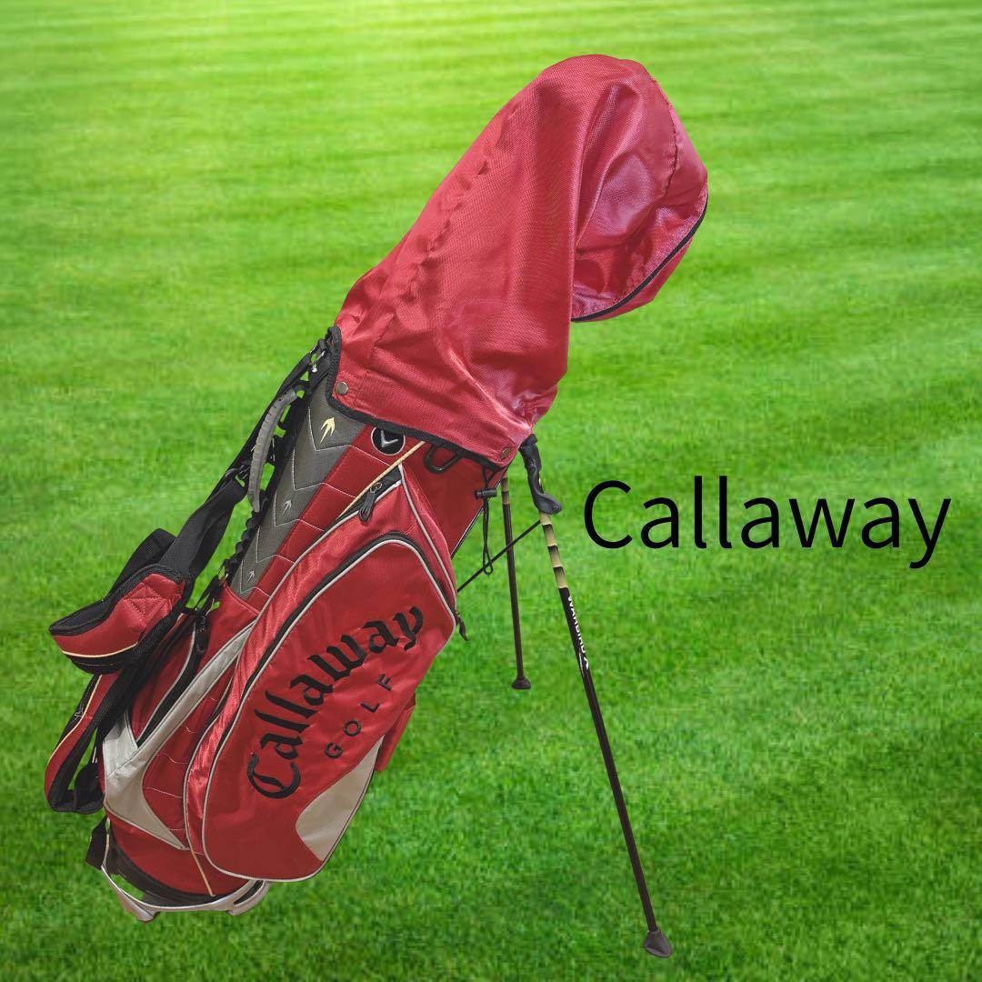 K378 Callaway スタンドキャディバック 赤 軽量