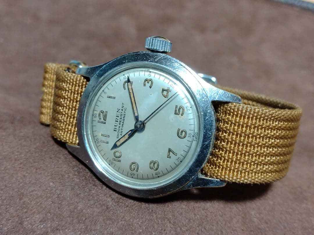 ユ*カ様 ビューレン　手巻き時計　センターセコンド