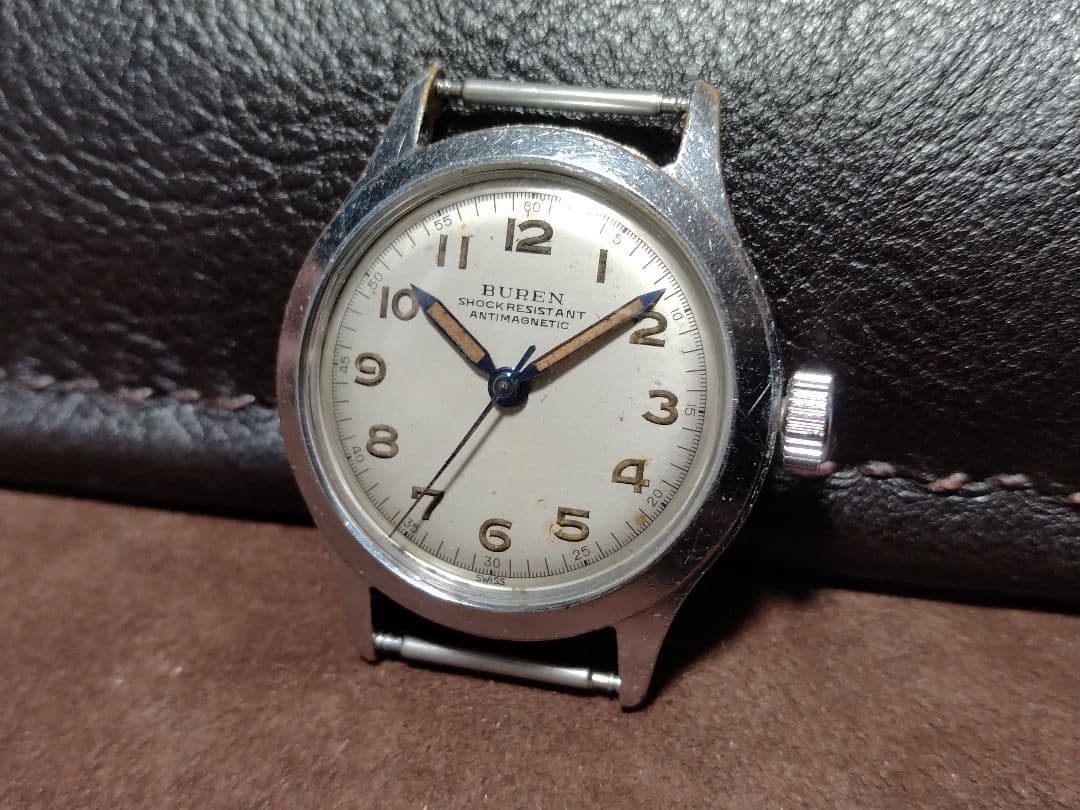 ユ*カ様 ビューレン　手巻き時計　センターセコンド