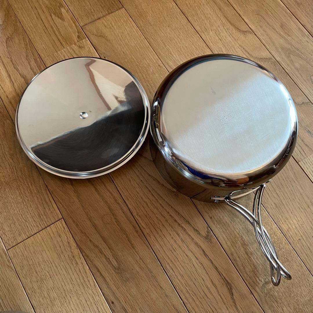 ユニフレーム　fan5DX ステンレス、アルミ調理器具セット　美品