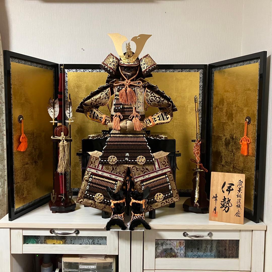 五月人形　兜飾り　峰月