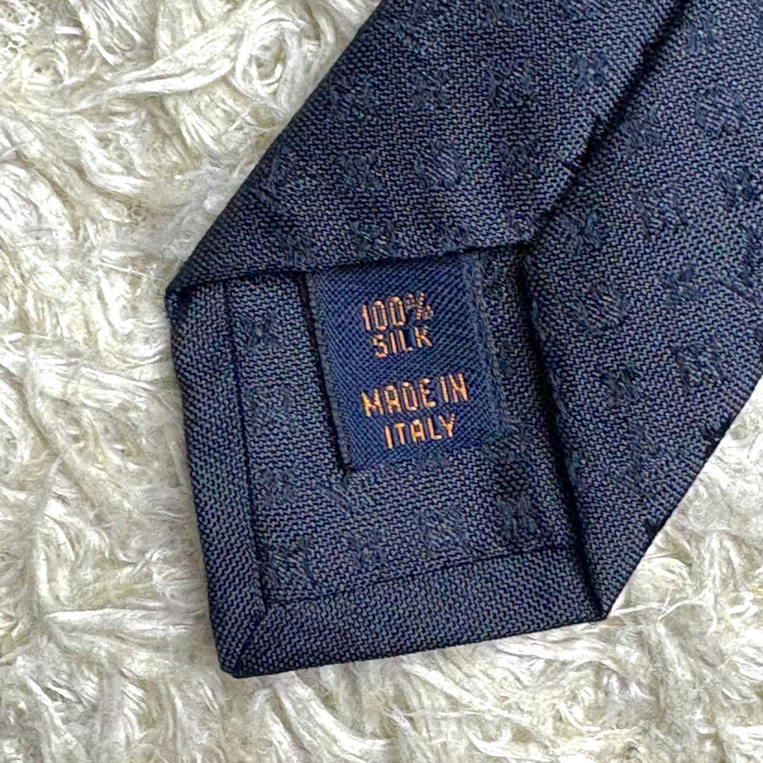 【極美品】ルイヴィトン シルクネクタイ モノグラム ミッシム クラヴァット LV