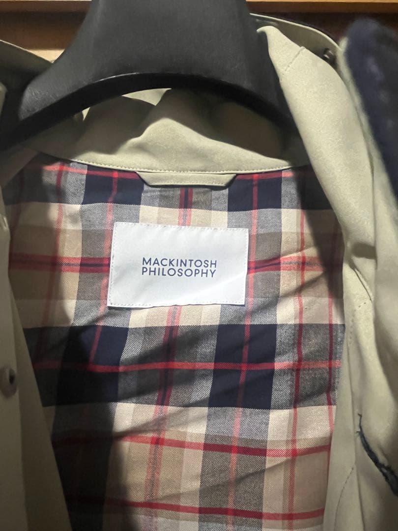 MACKINTOSH PHILOSOPHY ステンカラーコート 40 ネイビー