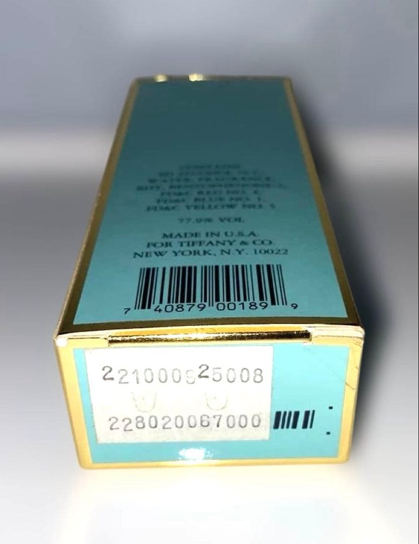 初期デザイン・廃盤品　ティファニー オードトワレ 50ml 香水 すりガラス♡