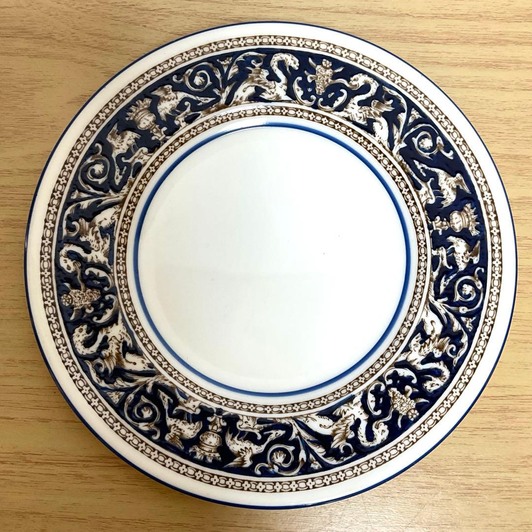 ウェッジウッド フロレンティーン　コバルト　約15.5cm プレート　6枚組