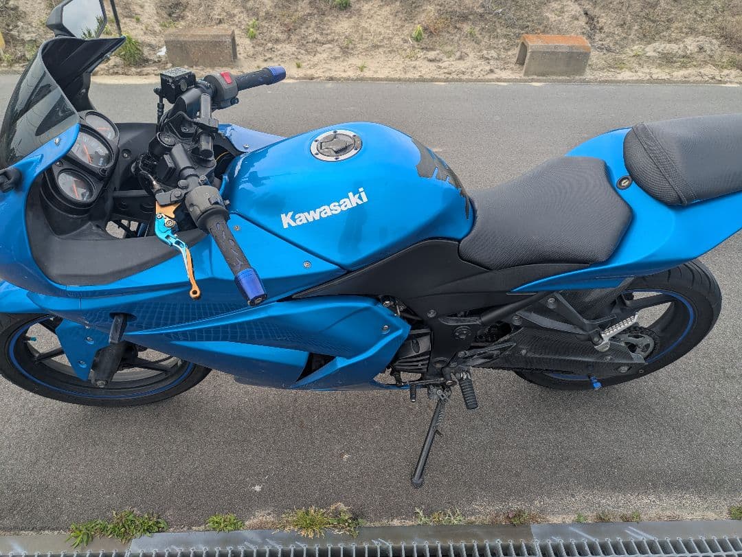 Kawasaki Ninja250r 青 実動車
