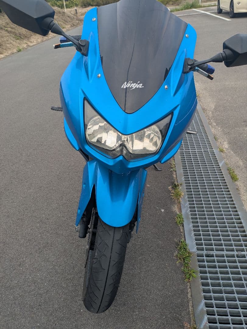 Kawasaki Ninja250r 青 実動車