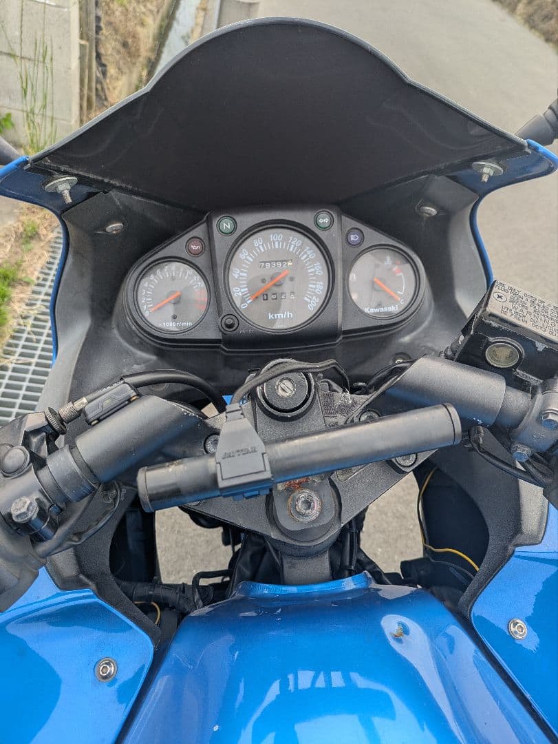 Kawasaki Ninja250r 青 実動車