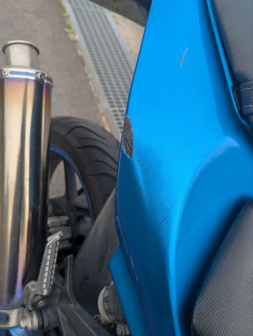 Kawasaki Ninja250r 青 実動車