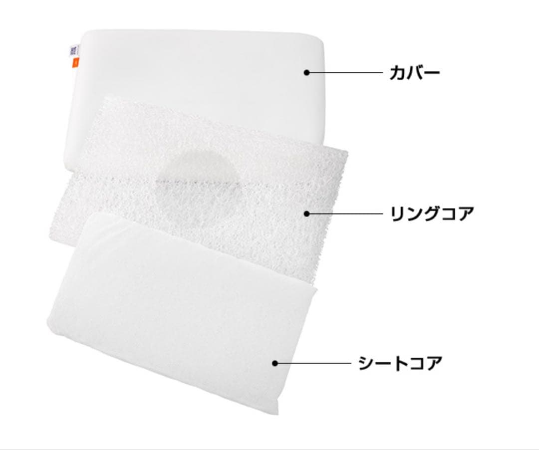 エアウィーブ　ソフト枕 収納バッグ付き