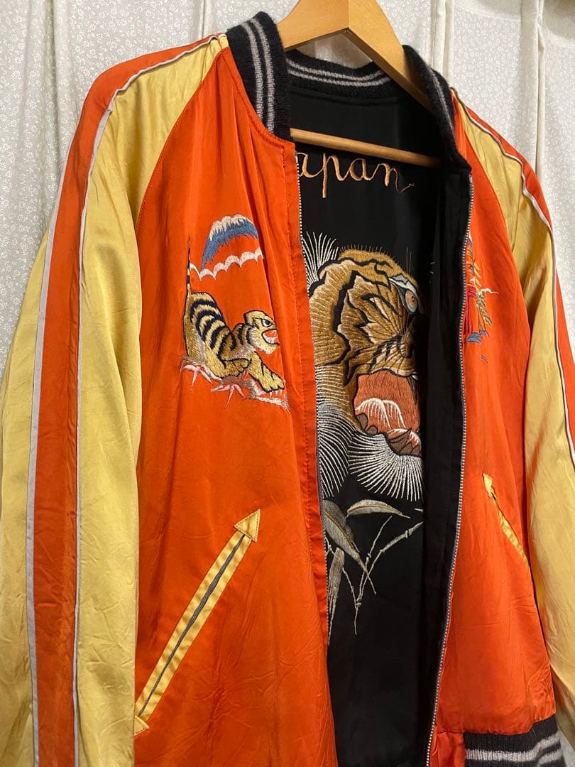 ★美品　テーラー東洋　スペシャル　港商リバーシブル虎刺繍　スカジャン
