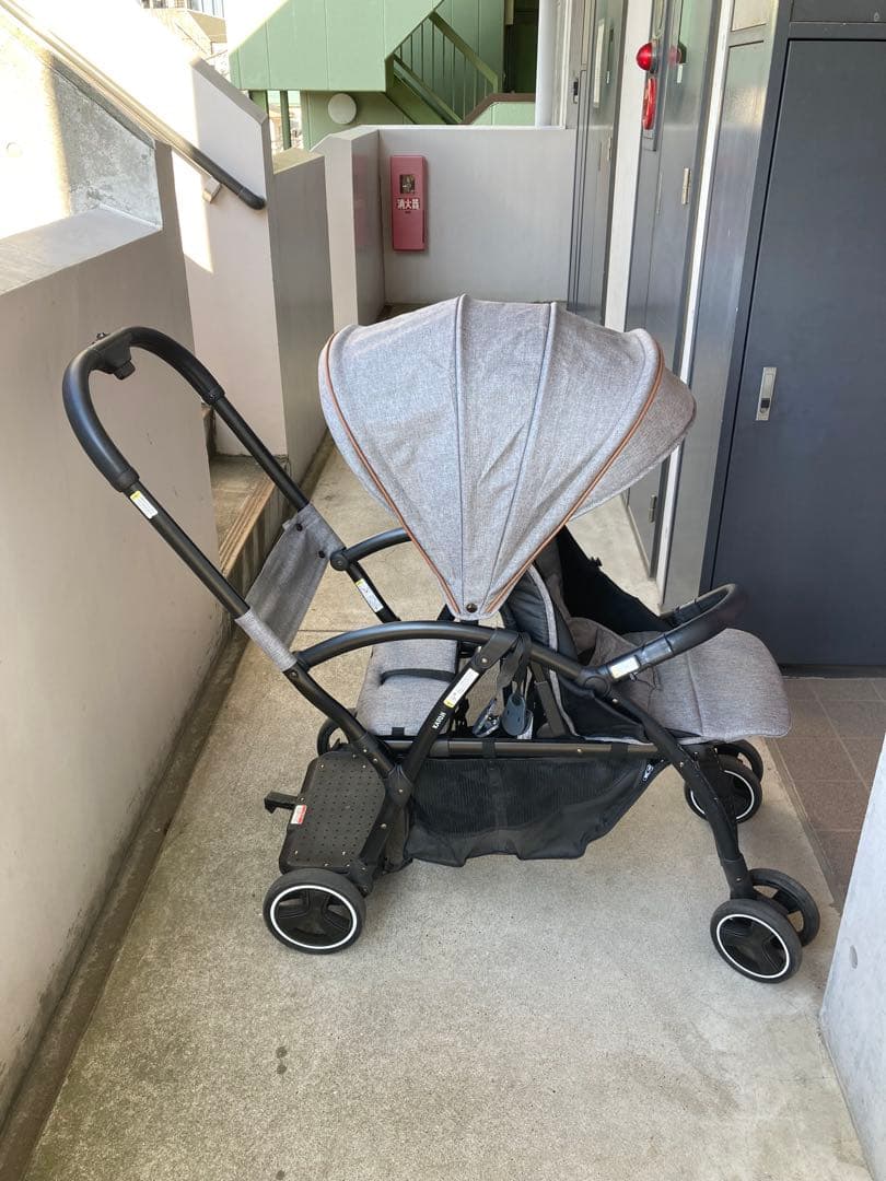 ベビーカー 2-Seater（グレー）品番：41008