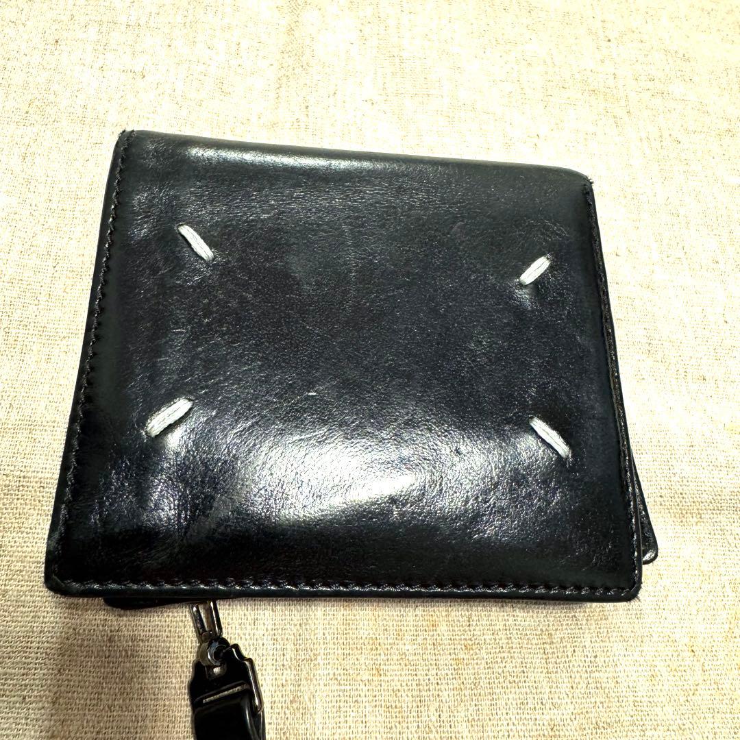 美品 付属品完備 Maison Margiela フォールデッドレザーウォレット