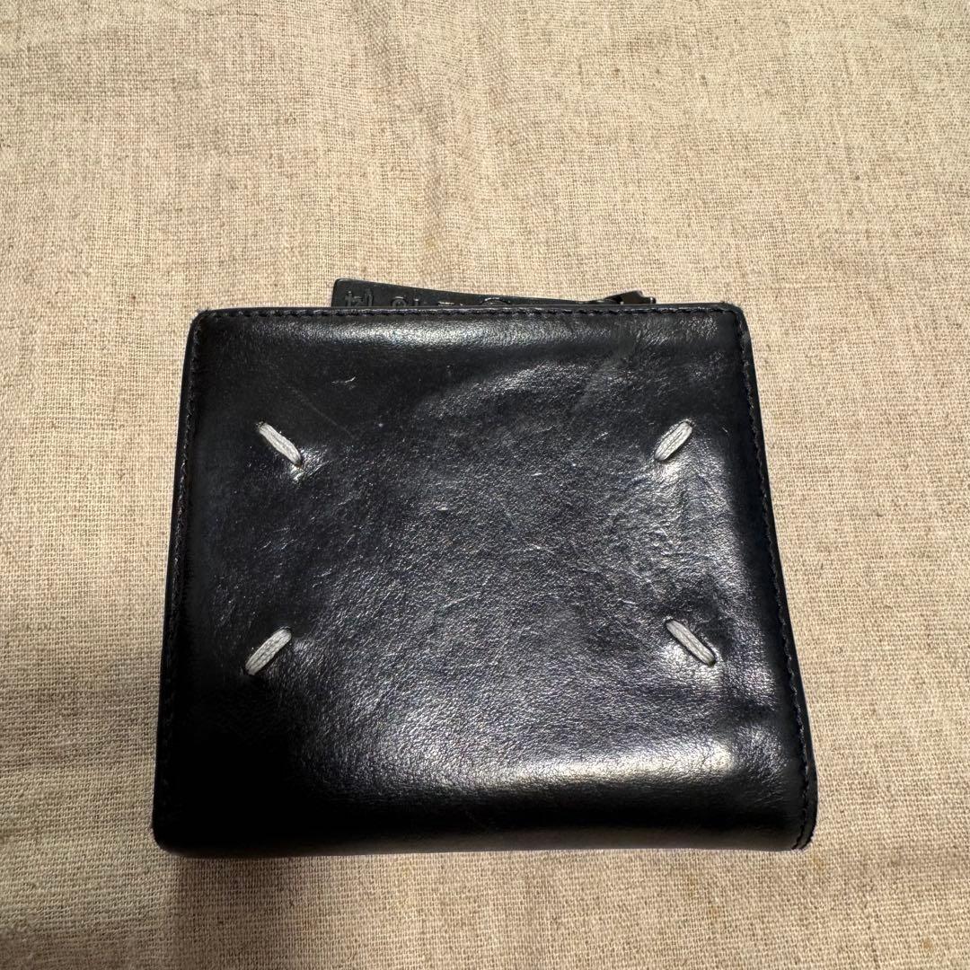 美品 付属品完備 Maison Margiela フォールデッドレザーウォレット