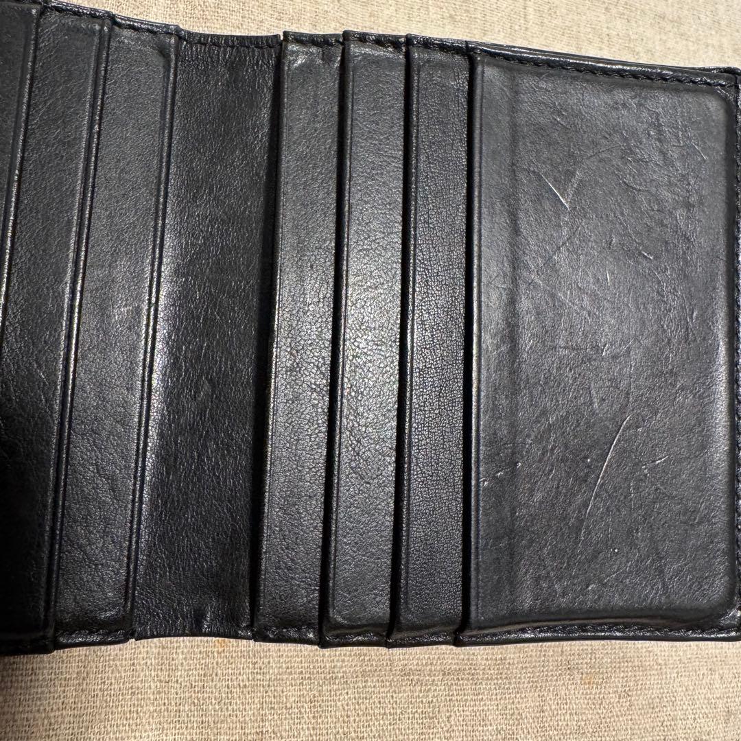 美品 付属品完備 Maison Margiela フォールデッドレザーウォレット
