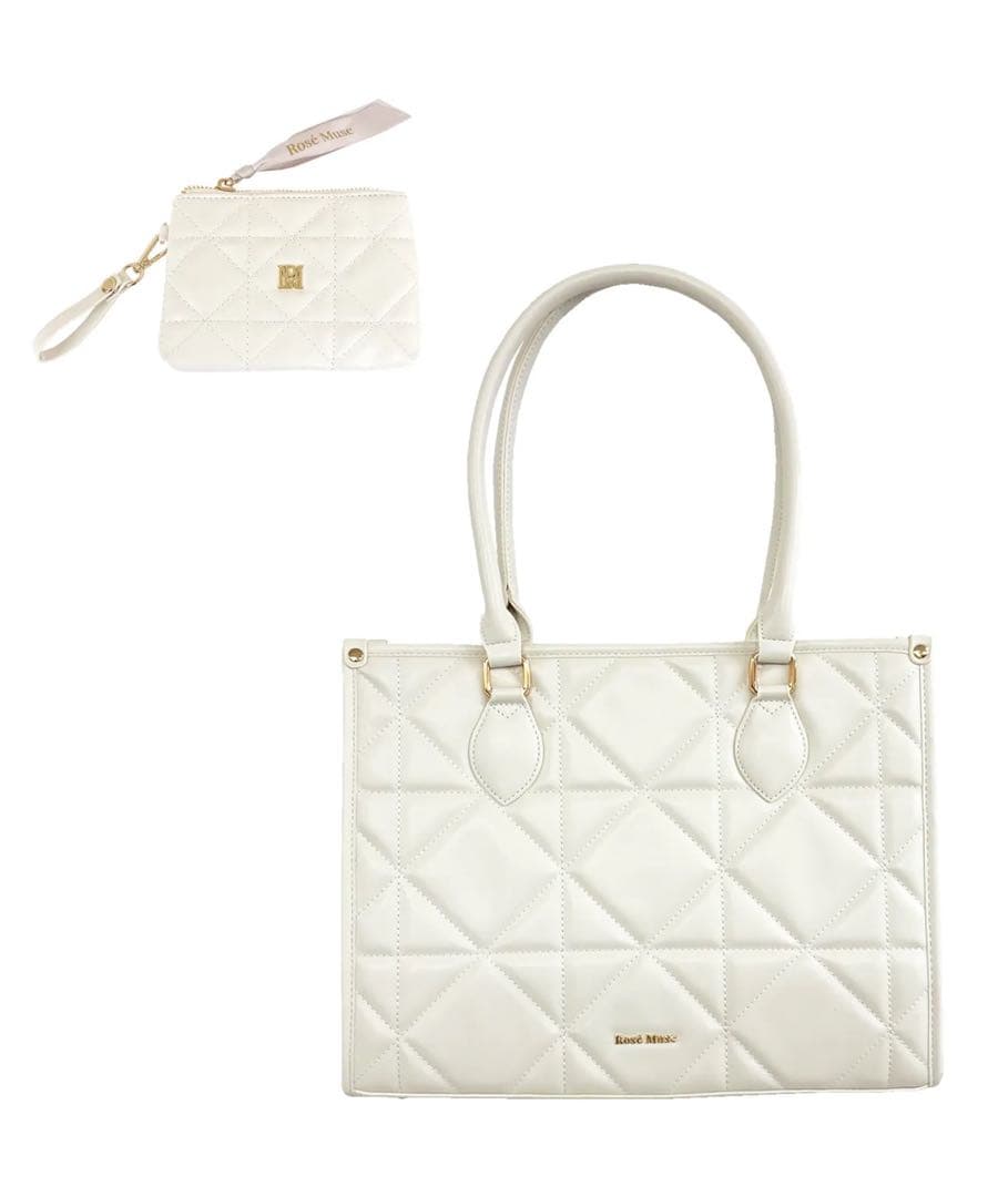 新品未使用 RoseMuse Quilting tote アイボリー Mサイズ