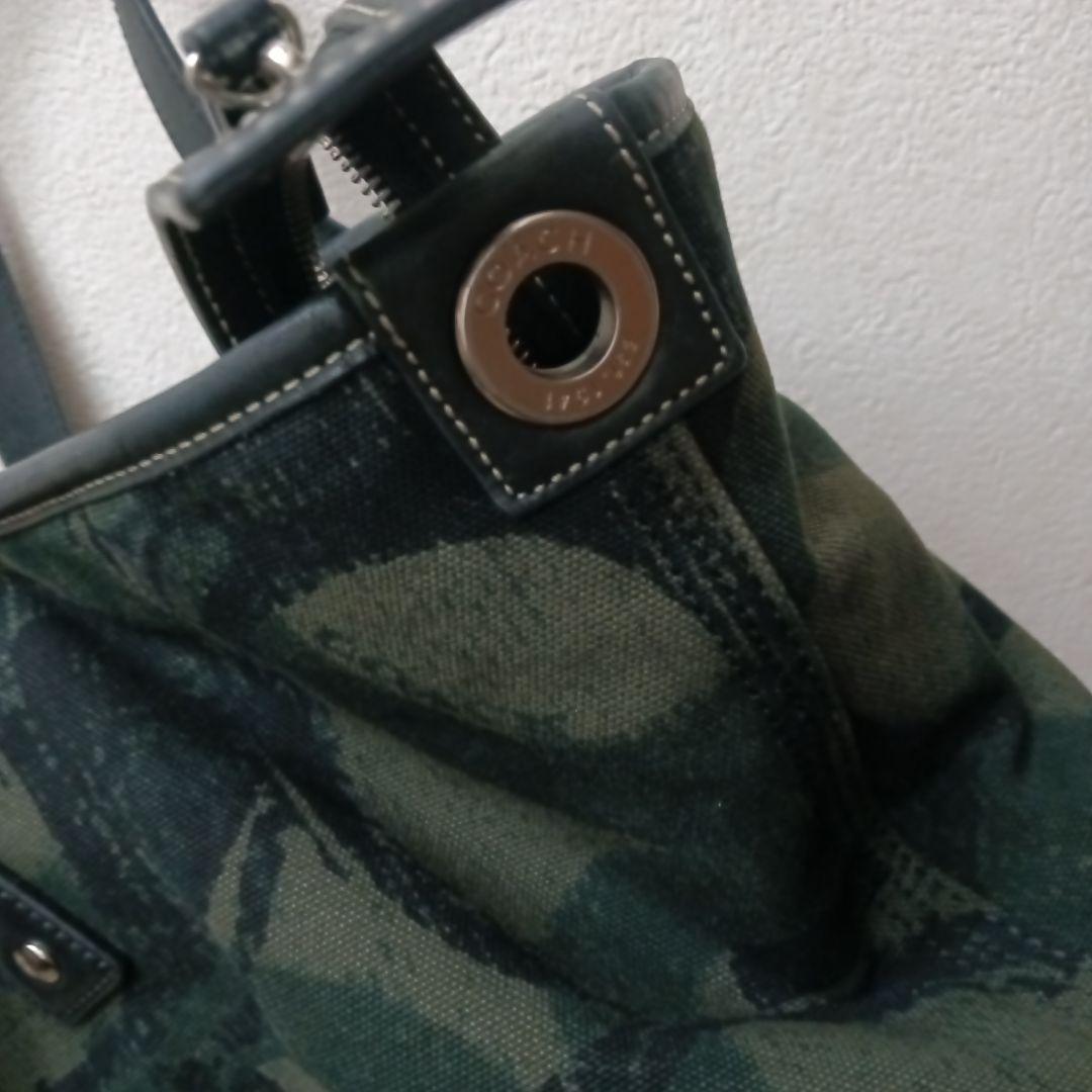 COACH　カモフラ　迷彩　トートバッグ　　ユニセックス　希少