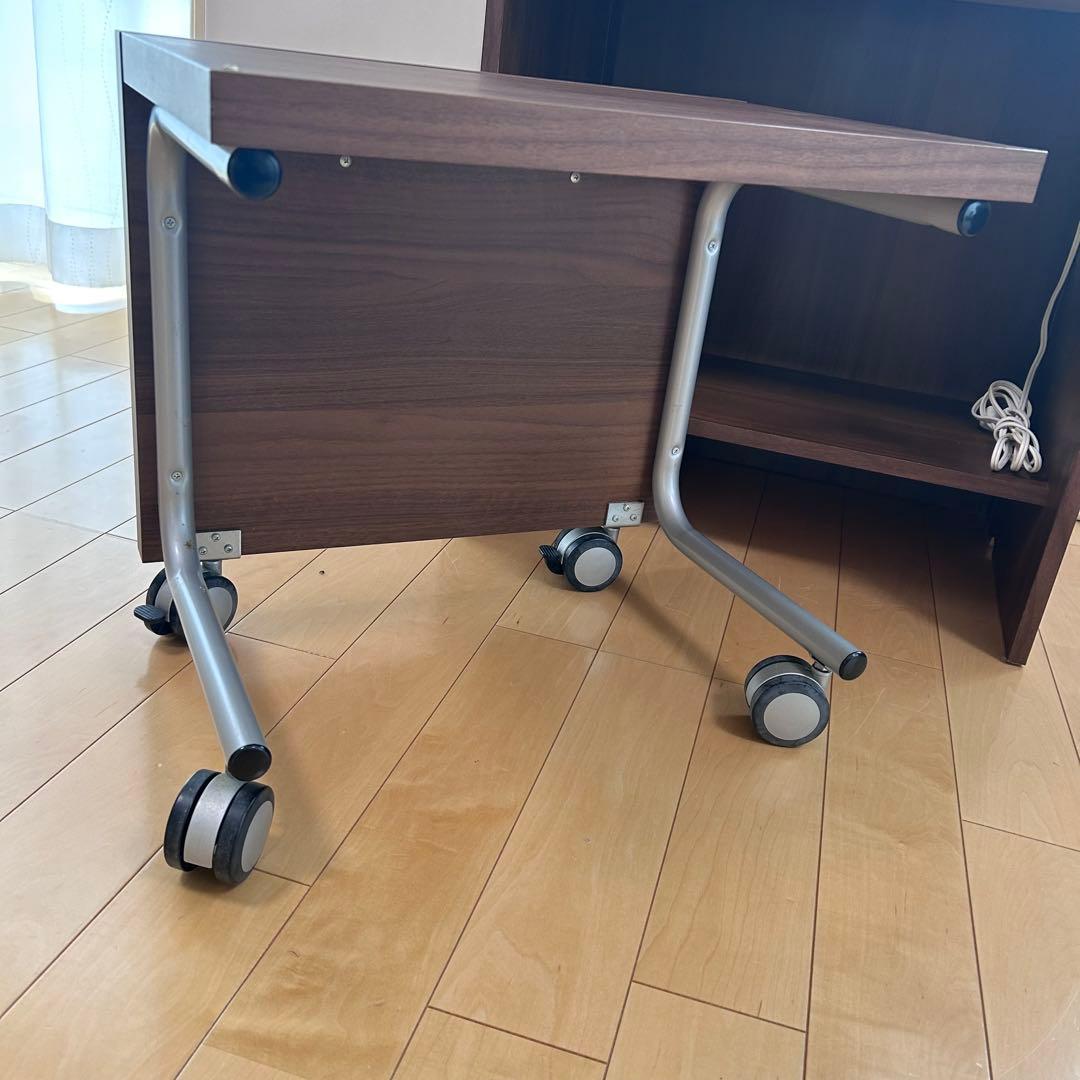 Pamouna パモウナ　プリンター収納　デスクチェスト　キャスター　パソコン置