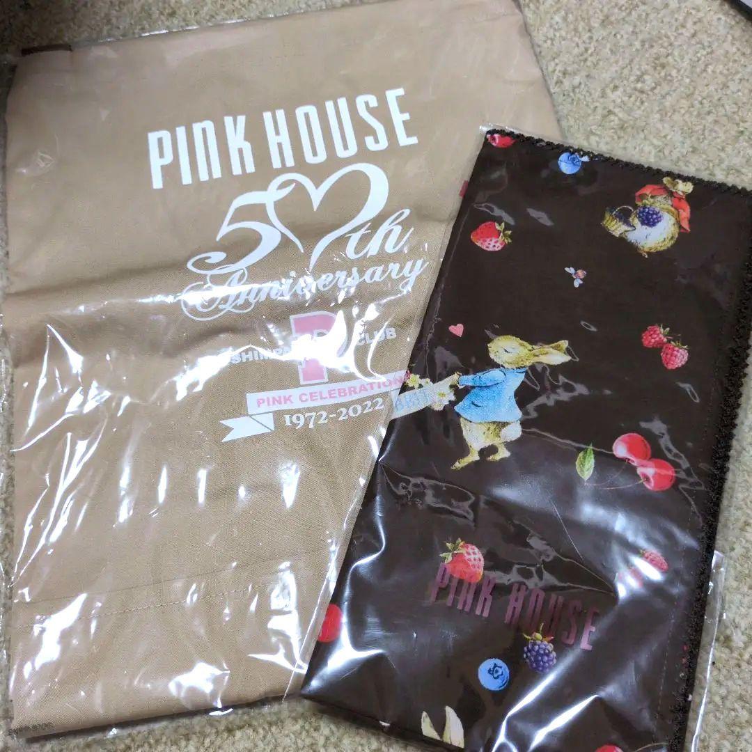 新品未使用未開封⭐ピンクハウスエプロン＆ピーターラビットコラボバンダナ