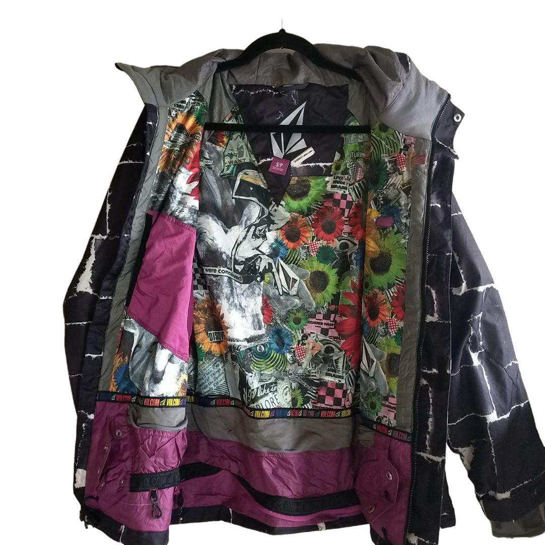 【高機能】US VOLCOM ボルコム スノーボード ジャケット 黒 S