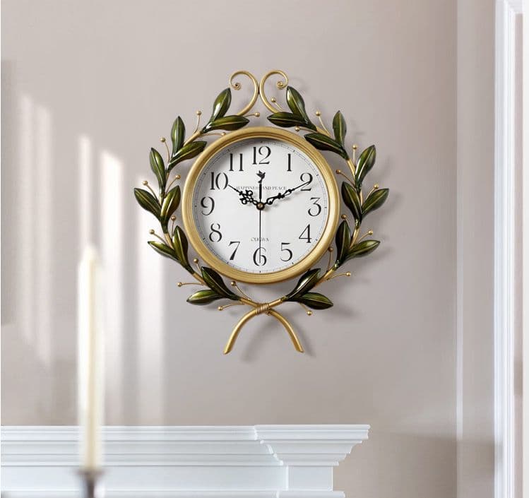 クジャク　壁掛け時計家庭用  Z1