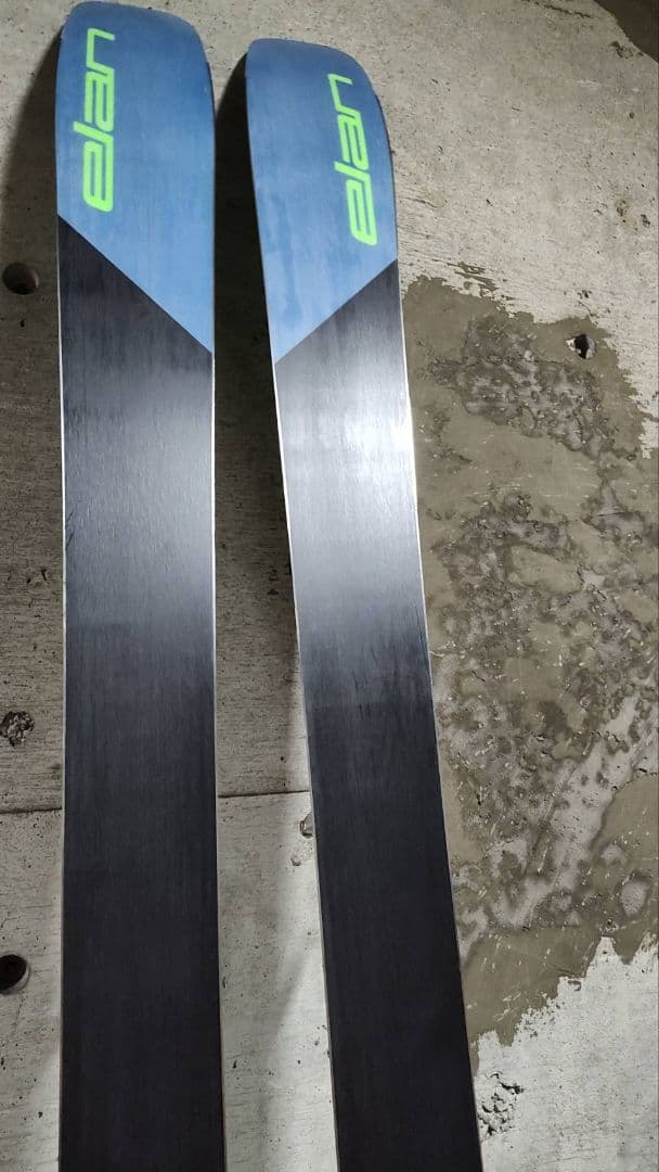 エラン　バックカントリー用　スキー板　緑